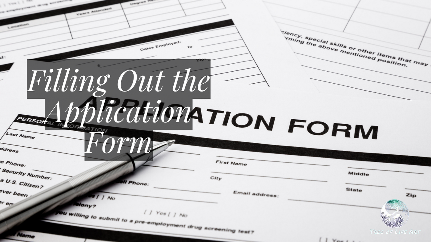Filling Out the Application Form